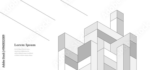 幾何学 抽象 建築 テクノロジー ビジネス 背景