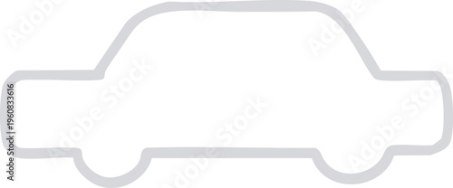 大祓の車形（くるまがた）のベクターイラスト｜厄除け・お祓い・神事素材（背景透過・シンプル）