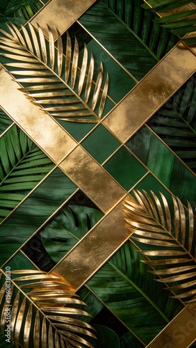 Metallic Jungle Weave
