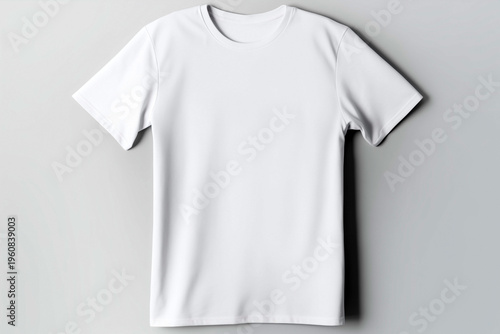 white t-shirt template empty mockup for design and print