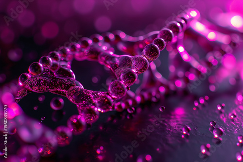 abstract purple bubble drops background