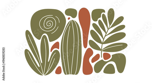 A fresh, organic cactus stands in the desert like a healthy green vegetable, looking as ripe and natural as a raw cucumber or a vegetarian ingredient isolated against the bright white light