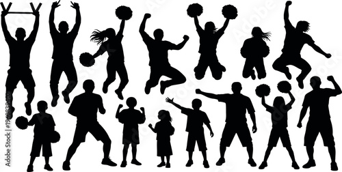 Celebration with champagne and festive accessories