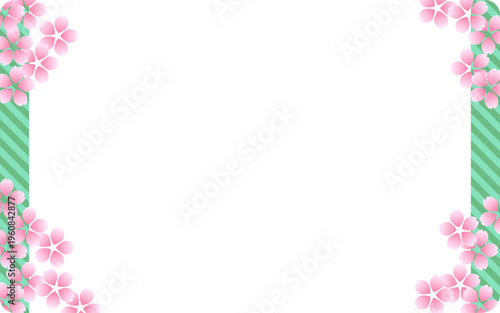 桜の花の壁紙、フレーム。