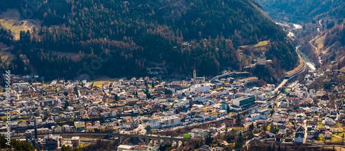 landeck austria from above panorama
