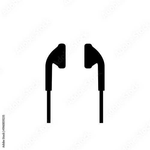 Wireless Earbuds Vector Icon Set – Premium Bluetooth Earphones Flat Illustration