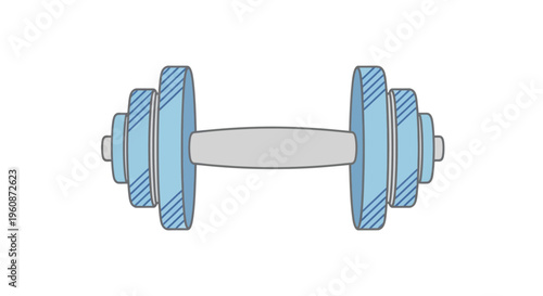 Dumbbell weightlifting fitness equipment tool.