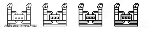 Geothermal Energy Icon Set Different Style Collection