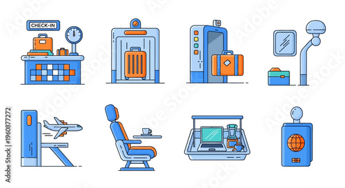 Dental office equipment and tools.