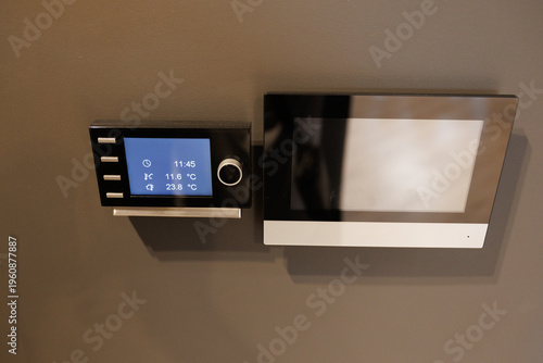 Secure video communication system with touch control and camera