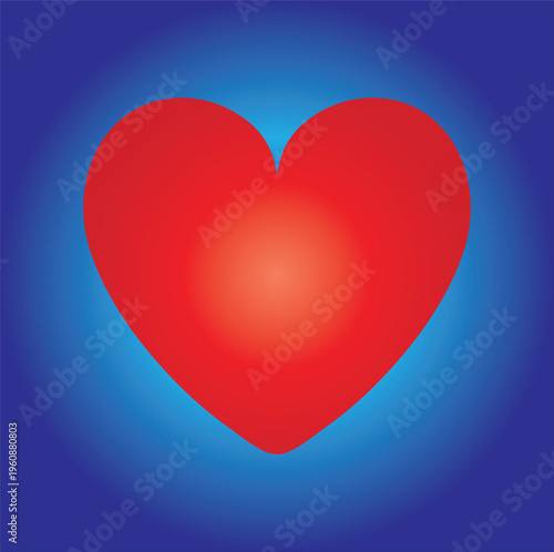 Red Heart Illustration and Graphic Art.