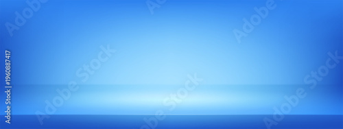 3d dark limbo background for platform. Solid surface bg for studio with gradient on back and floor for display product on counter. Empty cyan photography interior for commercial luxury illustrator