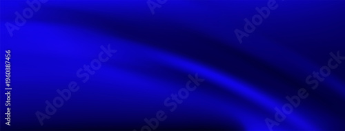 Blue degrade bg. Cobalt gradient background for water gradation. Azul liquid silk wide pattern ppt. Abstract blurry electric art for corporate illustrator. Premium futuristic technology backdrop