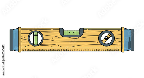 A carpentry level tool instrument.