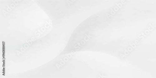 A clean white paper texture background features an abstract snowy winter pattern with fresh frost and frozen crystal ice flakes for a bright Christmas nature surface