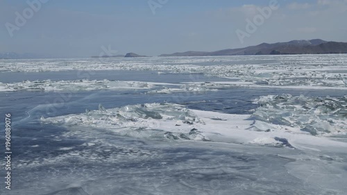 Wallpaper Mural Snow-covered ice of Lake Baikal Torontodigital.ca