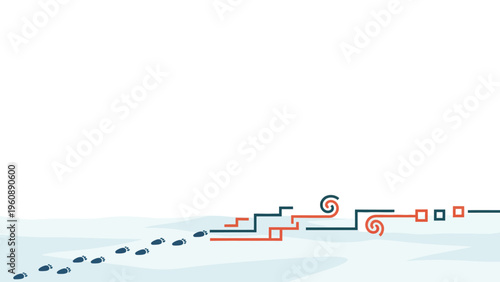 Circuit board design with wires.