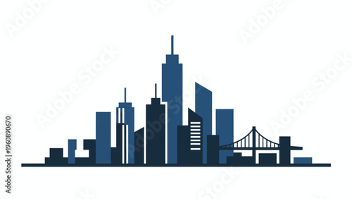 City Skyline Urban Landscape.