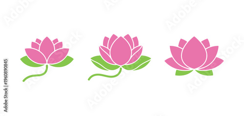 Lotus flower symbols and their icons


