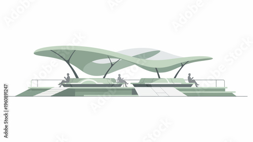 Modern Canopy Structure Design.