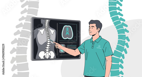 Doctor Explains Spine X-ray and CT Scan Results for Patient Health