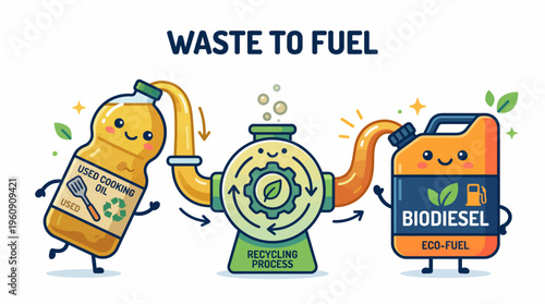 Transforming Used Cooking Oil into Biodiesel An Eco-Friendly Recycling Process