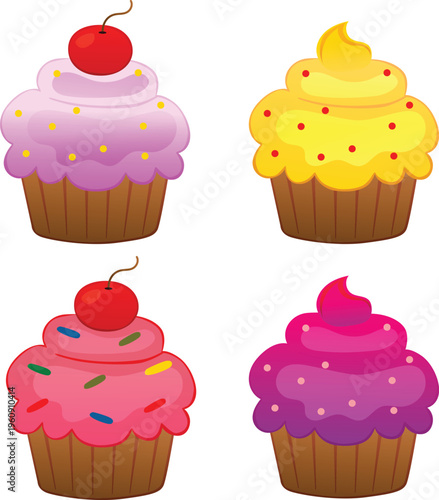 muffin cupcake set sweet treats set