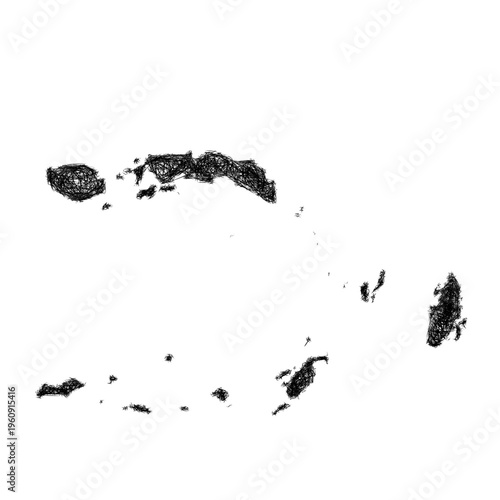 Sketch Maluku outline map design