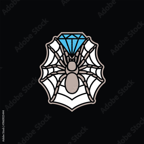 tarantula Logo Design symbol Graphic Vector
