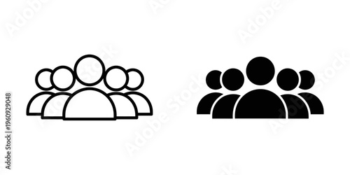 teamwork and conflict resolution flat design vector illustration with contrasting groups