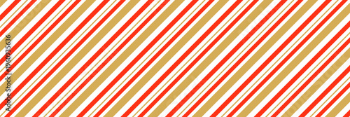Elegant Gold and Red Diagonal Stripes Seamless Pattern Background