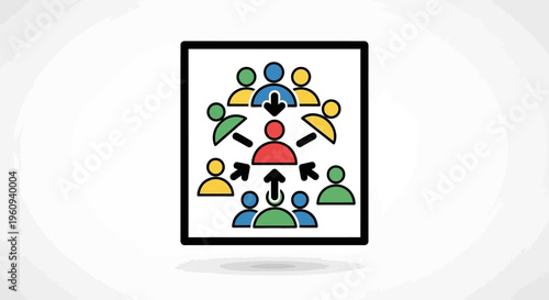 Diverse Group of People Network Team.