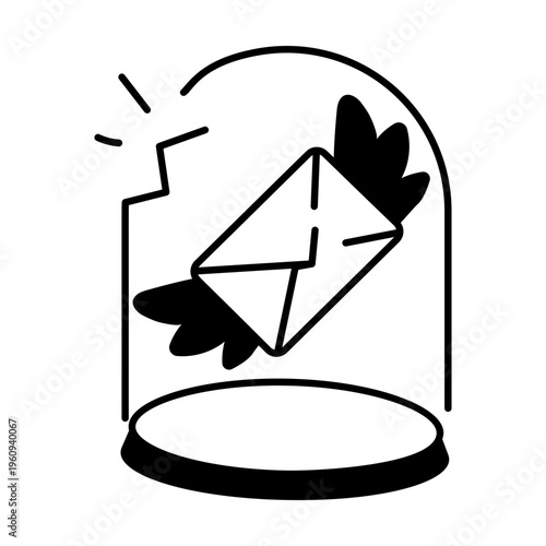 A sketchy style illustration depicting speech freedom
