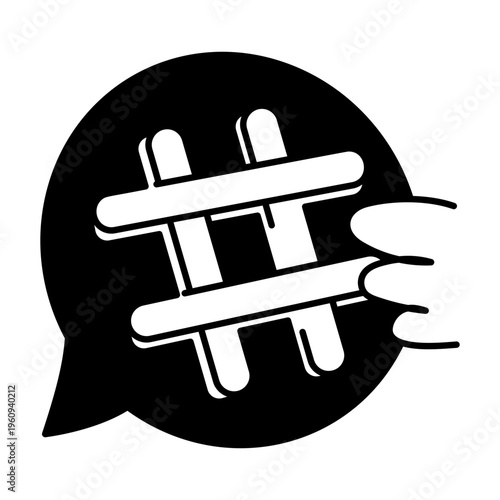 A drawing style icon representing open mail
