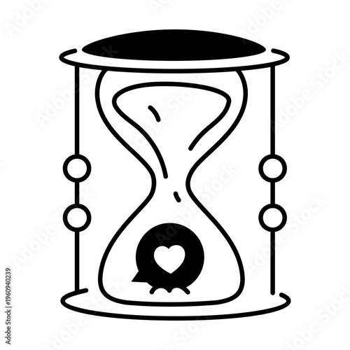 A drawing style icon representing open mail
