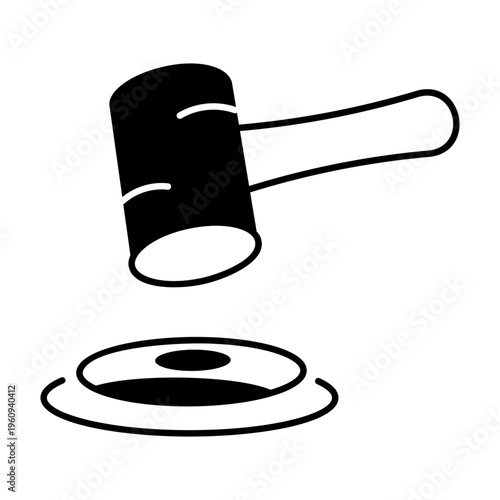 A drawing style icon representing open mail
