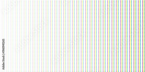 Vector Color Halftone Dots Pattern Retro Pop Art Comic Print Close Up Wallpaper Overlay Texture on Transparent Background