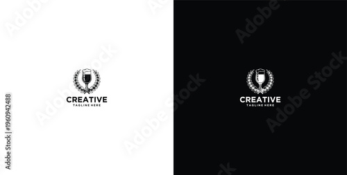 beer serving place logo design