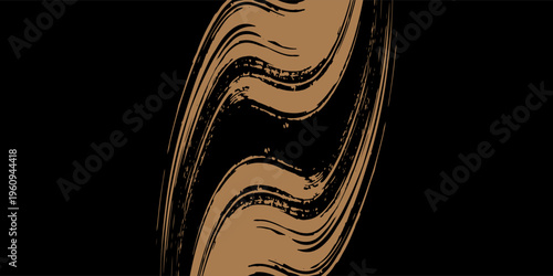 brown black brush car sticker wrap abstract banner pattern sporty lines black brown grunge color combination brush motorsport racing pattern, vectorillustration, Eps 10.