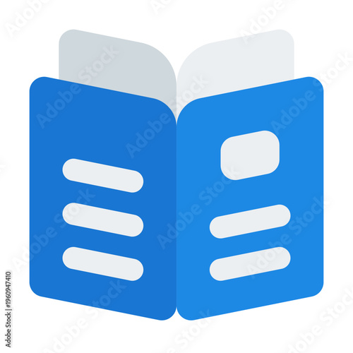 Book Flat Icon Vector, Colorful Education and Learning Symbol for School, Study, and Back to School Concept