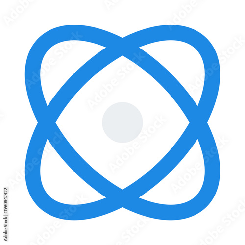 Atom Flat Icon Vector, Colorful Education and Learning Symbol for School, Study, and Back to School Concept