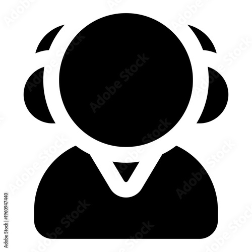 Teacher Glyph Icon Vector, Education and Learning Symbol for School, Study, and Knowledge Concept