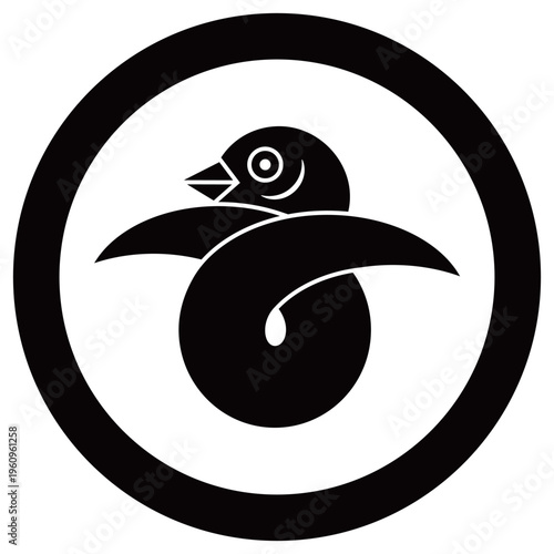 家紋です。丸に結び雁金といいます。