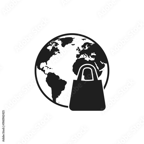 Global security and protection concept.