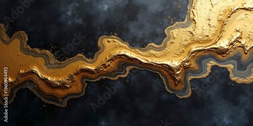 Black and Gold Marble Texture Collection