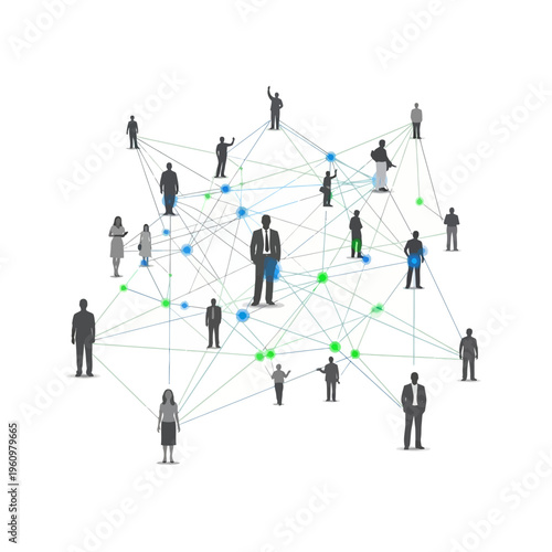 Business people network connections teamwork.