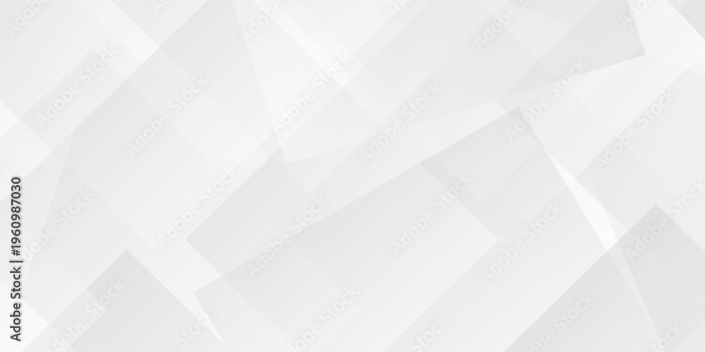 Fototapeta premium White abstract minimal transparent digital layout triangle web square texture background. vector diamond beautiful gradient square business geometric surface rectangle banner web template design.