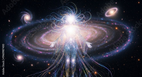Galaxy Formation Cosmic Explosion.