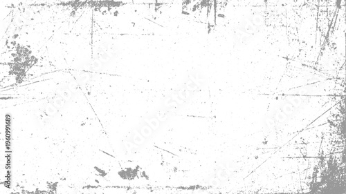 Grungy distressed white background with grey scratches and speckles grunge texture scratched