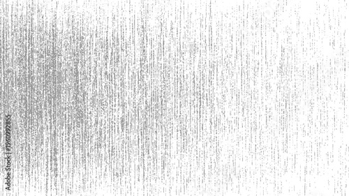 Abstract vertical grey lines and dots pattern on white background texture